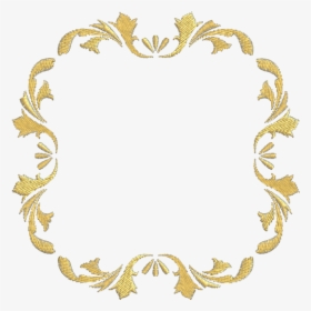 Clip Art Moldura Redonda Dourada - Moldura Arabesco Dourado Png, Transparent Png, Transparent PNG