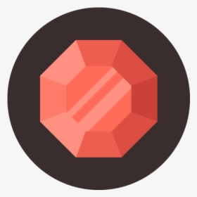 Final Ruby Gemstone Icon - Circle, HD Png Download, Transparent PNG