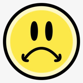 Clipart - Drawing Of Sad Emoji Face, HD Png Download, Transparent PNG