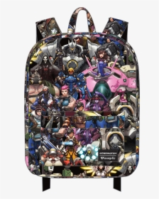 Loungefly Overwatch All Over Print Backpack Apparel - Overwatch Bag, HD Png Download, Transparent PNG