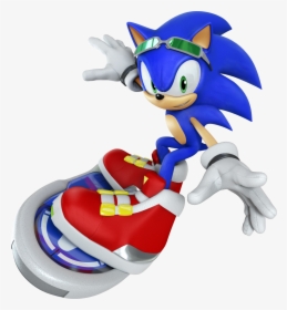 Sonic Free Riders Sonic, HD Png Download, Transparent PNG