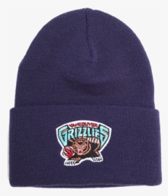 Mitchell And Ness Hardwood Classic Logo Knit Beanie - Vancouver Grizzlies Snapback, HD Png Download, Transparent PNG