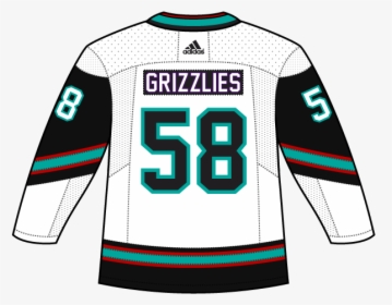 Vancouver Grizzlies Hockey Jersey, HD Png Download, Transparent PNG
