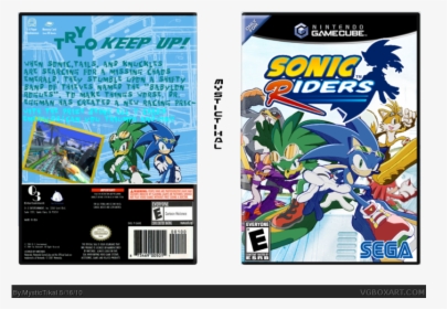 Sonic Riders Box Art Cover - Cartoon, HD Png Download, Transparent PNG