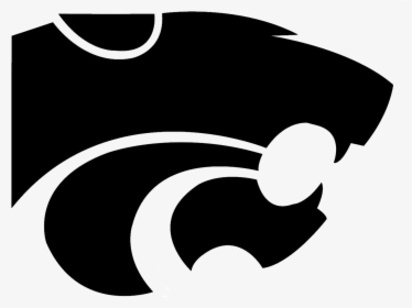 Kansas State Wildcats - K State Logo Black And White, HD Png Download, Transparent PNG