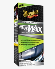 Meguiar S® 3 In 1 Wax Multiple Steps, One Easy To Use - Meguiars 3 In 1 Wax, HD Png Download, Transparent PNG