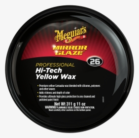 M26 Mirror Glaze® Hi-tech Yellow Wax, Paste - Meguiars, HD Png Download, Transparent PNG