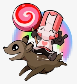 It Just Happened Itself On My Pc O3o Castle Crashers - Castle Crashers Pink Knight Gif, HD Png Download, Transparent PNG