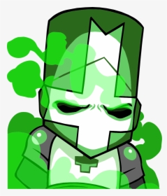 Castle Crashers Wiki - Castle Crashers Characters Green, HD Png Download, Transparent PNG