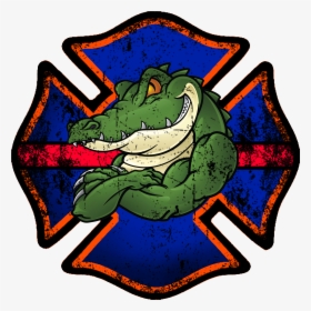 Florida Gator Firefighter Decal - Shelby County Fire Department Logo, HD Png Download, Transparent PNG