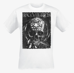 T Shirt Vale Black Veil Brides Metalcore We Stitch - Skull, HD Png Download, Transparent PNG