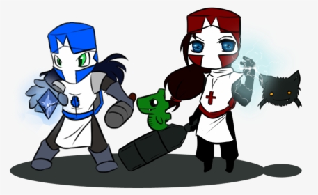 Castle Crashers Inu And Blue Collab - White Princess Castle Crashers, HD Png Download, Transparent PNG