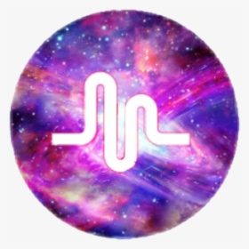 Transparent Musical Ly Png - Galaxy Musically Logo, Png Download, Transparent PNG