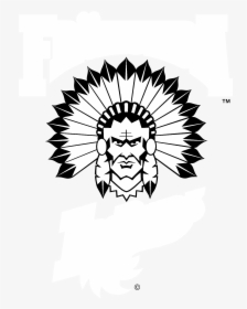 Frolunda Indians Logo Black And White - Frölunda Indians Logo, HD Png Download, Transparent PNG