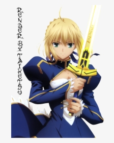 Fate Zero Saber - Fate Stay Night Saber Render, HD Png Download, Transparent PNG