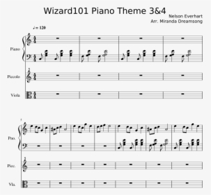 Wizard101 Sheet Music, HD Png Download, Transparent PNG