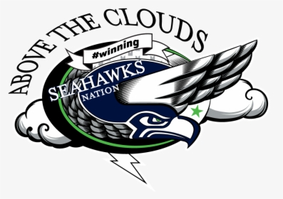 Logo Seattle Seahawks Clip Art Graphic Design - Illustration, HD Png Download, Transparent PNG