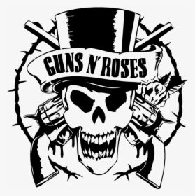 Transparent Roses Vector Png - Guns And Roses Vector, Png Download, Transparent PNG