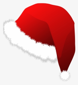 Santa Claus Hat Clipart, Vector Clip Art Online, Royalty - Clip Art Transparent Background Santa Hat, HD Png Download, Transparent PNG