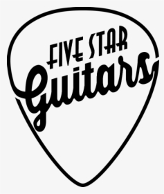 Transparent Guitar Pick Png - Five Star Guitars Logo, Png Download, Transparent PNG