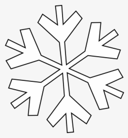Snowflake Clipart Free Black And White, HD Png Download, Transparent PNG