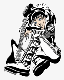 Drawing Girl Guitar - Anime Guitar Girl, HD Png Download, Transparent PNG