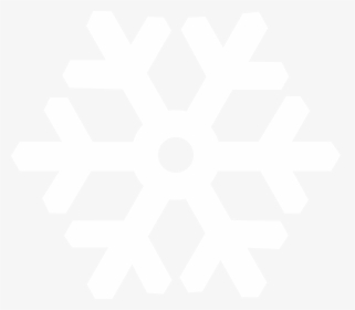 Flat White Snowflake With Hollow Circular Center Clip - Johns Hopkins White Logo, HD Png Download, Transparent PNG