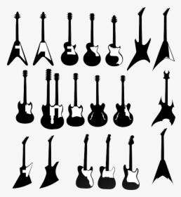 Shape Of Electric Guitar, HD Png Download, Transparent PNG