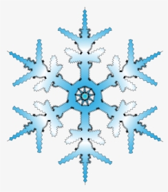 Snowflake Free To Use Clip Art - Blu Snowflake, HD Png Download, Transparent PNG