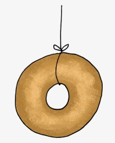 Donut On A String Clipart, HD Png Download, Transparent PNG