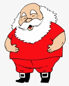 Vector Santa Jpeg - Santa Without His Hat, HD Png Download, Transparent PNG