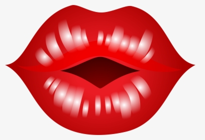 Mouth Clipart Lip Shape - Transparent Background Kissy Lips, HD Png Download, Transparent PNG