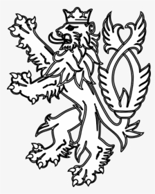 Lion With Crown Symbol, HD Png Download, Transparent PNG