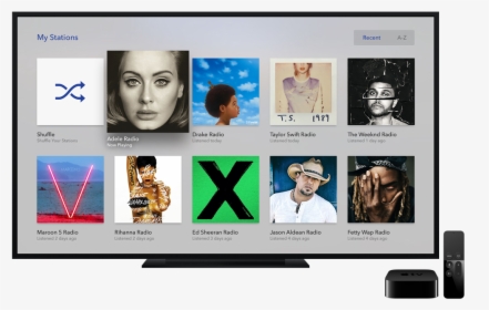 1822 Productmarketing Blog Stationlist - Apple Tv Apple Music, HD Png Download, Transparent PNG