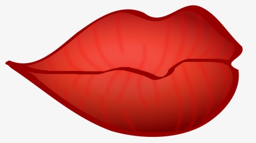 Girl Clipart Mouth - Lips Cartoon With Transparent Background, HD Png Download, Transparent PNG