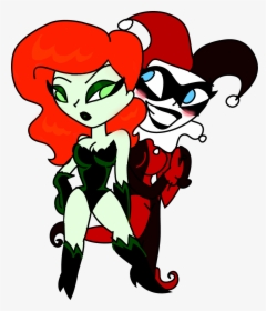Transparent Harley Quinn Png - Poison Ivy And Harley Quinn Logo, Png Download, Transparent PNG