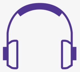 Icons Black Headphones Purple, HD Png Download, Transparent PNG