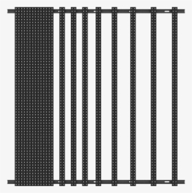 Transparent Black Strip Png - Slotted Angle Racks, Png Download, Transparent PNG