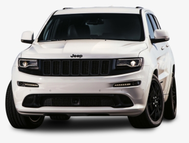 Jeep Grand Cherokee Srt White Car Png Image - 2020 Jeep Cherokee Trailhawk, Transparent Png, Transparent PNG