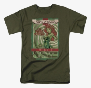 Poison Ivy Carnival Of Criminals Batman T-shirt - Poison Ivy Shirt, HD Png Download, Transparent PNG