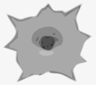 Bullet Hole Png Transparency - Bullet Hole Clip Art, Transparent Png, Transparent PNG