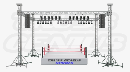 Transparent Boxing Ring Png - Stage Light Truss Png, Png Download, Transparent PNG
