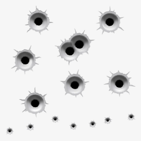 Transparent Background Bullet Holes Png, Png Download, Transparent PNG