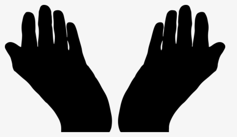 Hands In Prayer Silhouette, HD Png Download, Transparent PNG