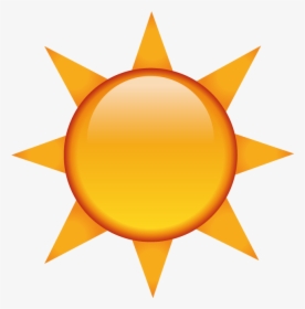 #emoji #ios #iphoneemoji #sun #yellow #png #tumblr - Iphone Sun Emoji Png, Transparent Png, Transparent PNG