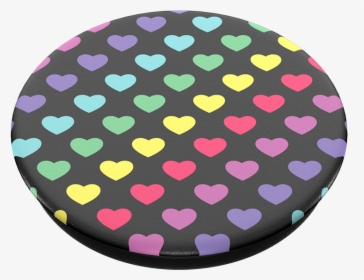 Rainbow Hearts, Popsockets - Rainbow Heart Popsocket, HD Png Download, Transparent PNG