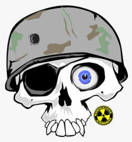 Transparent Bullet Holes Clipart - Skull With Bullet Hole Png, Png Download, Transparent PNG