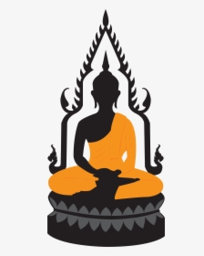 Buddha Lotus Statue Png Clip Art - Buddhism Clipart Png, Transparent Png, Transparent PNG