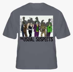 The Usual Suspects Villians Comic Book Bat T Shirt - Usual Suspects Shirt, HD Png Download, Transparent PNG