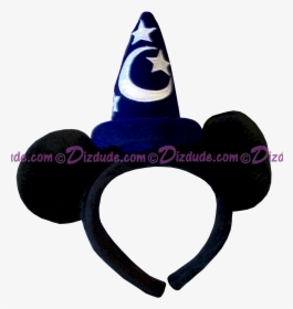 Disney Sorcerers Headband With Mickey Ears © Dizdude - Party Hat, HD Png Download, Transparent PNG